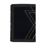 Golden Pyramid Print Trifold Wallet