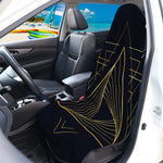 Golden Pyramid Print Waterproof Car Seat Cover