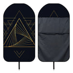 Golden Pyramid Print Waterproof Car Seat Cover