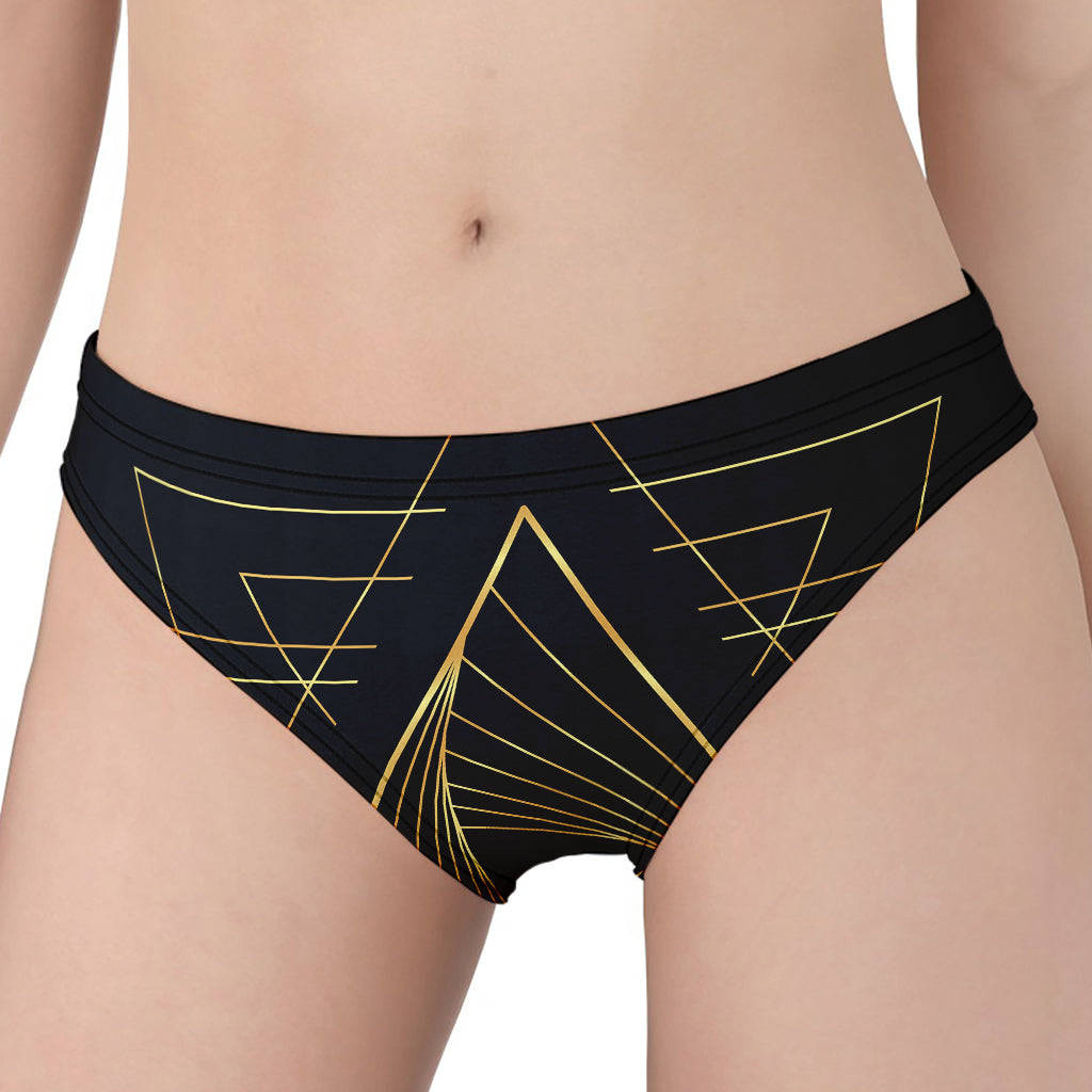 Golden Pyramid Print Women's Panties