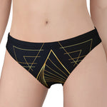 Golden Pyramid Print Women's Panties