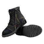 Golden Pyramid Print Work Boots