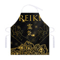 Golden Reiki Print Adjustable Apron