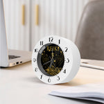 Golden Reiki Print Alarm Clock