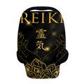 Golden Reiki Print Baby Seat Cover