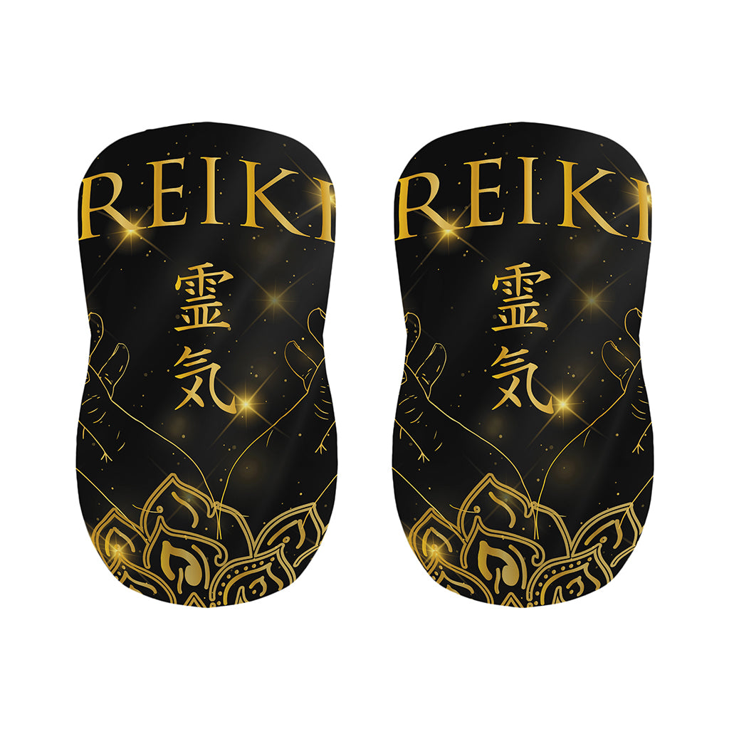 Golden Reiki Print Bar Stool Covers
