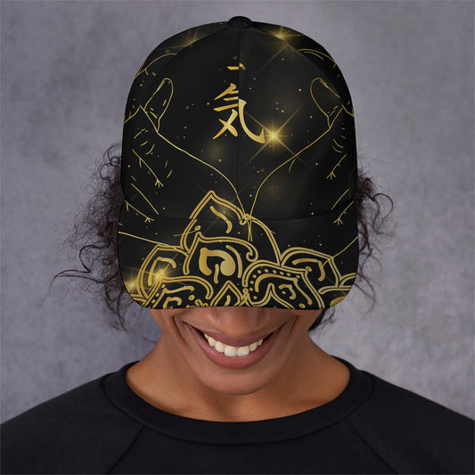 Golden Reiki Print Baseball Cap