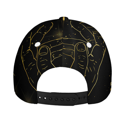 Golden Reiki Print Baseball Cap
