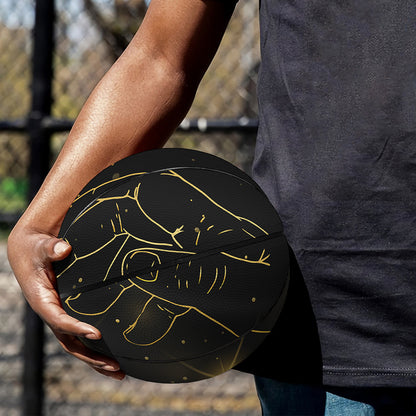 Golden Reiki Print Basketball