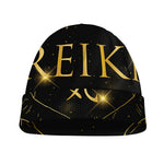 Golden Reiki Print Beanie
