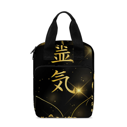 Golden Reiki Print Bible Tote Bag