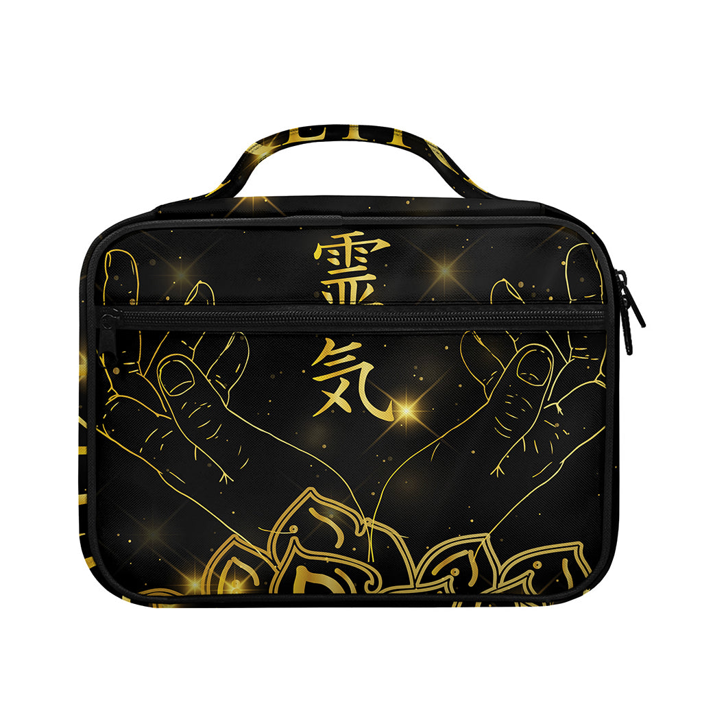 Golden Reiki Print Briefcase Bible Bag