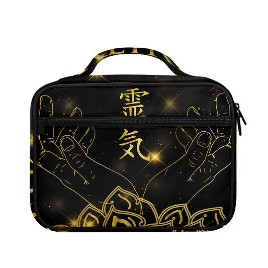 Golden Reiki Print Briefcase Bible Bag