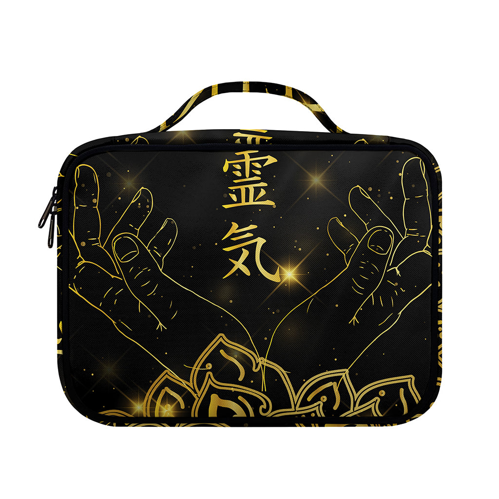 Golden Reiki Print Briefcase Bible Bag