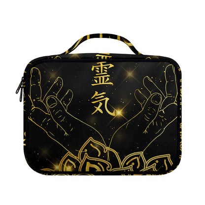 Golden Reiki Print Briefcase Bible Bag