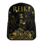 Golden Reiki Print Casual Backpack