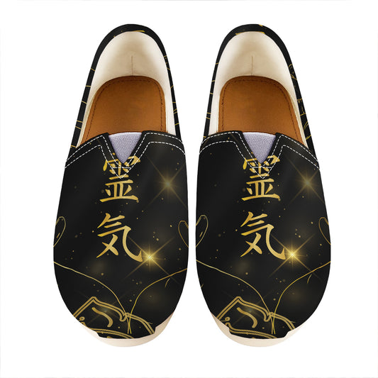 Golden Reiki Print Casual Shoes