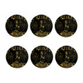 Golden Reiki Print Coaster Set