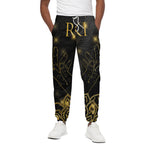 Golden Reiki Print Cotton Pants