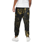 Golden Reiki Print Cotton Pants