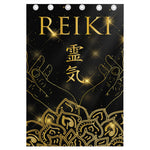 Golden Reiki Print Curtain