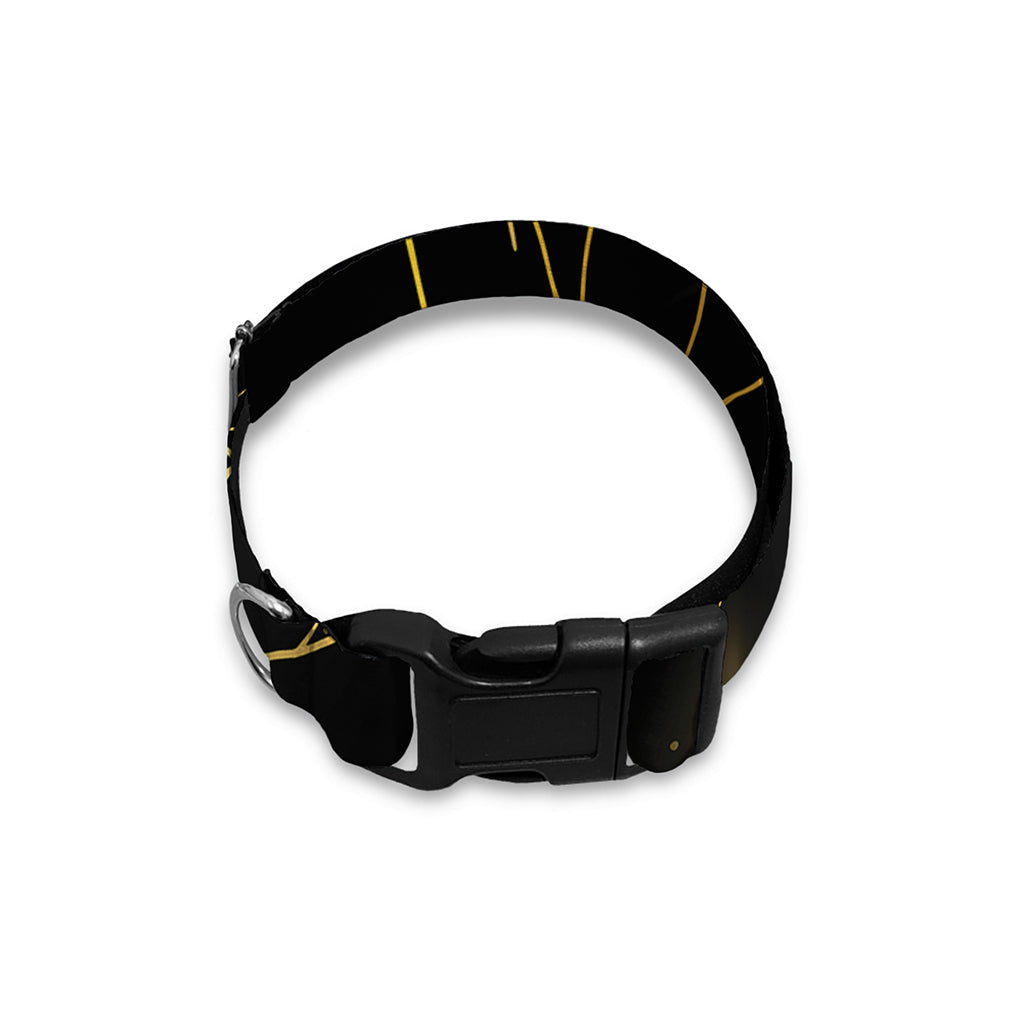 Golden Reiki Print Dog Collar