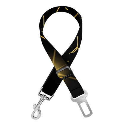 Golden Reiki Print Dog Seat Belt