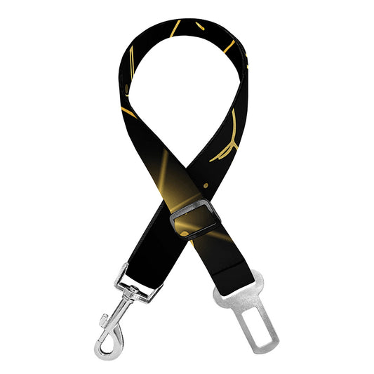 Golden Reiki Print Dog Seat Belt