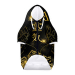 Golden Reiki Print Dog Zip Up Hoodie