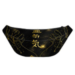 Golden Reiki Print Fanny Pack