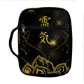 Golden Reiki Print Front Pocket Bible Bag