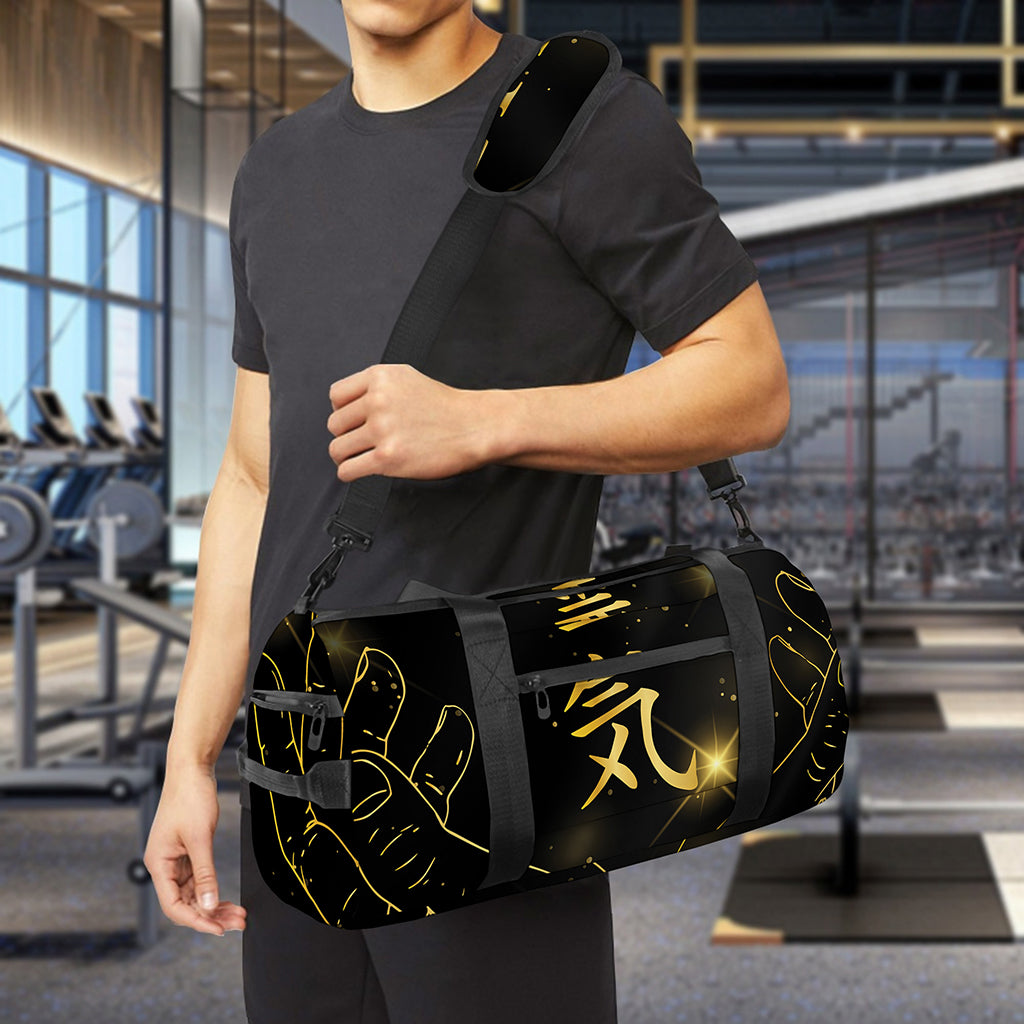 Golden Reiki Print Gym Bag