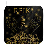 Golden Reiki Print Hand Towel