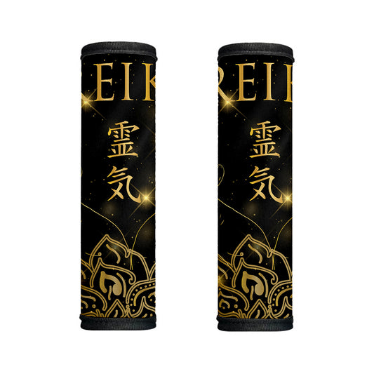 Golden Reiki Print Handle Covers