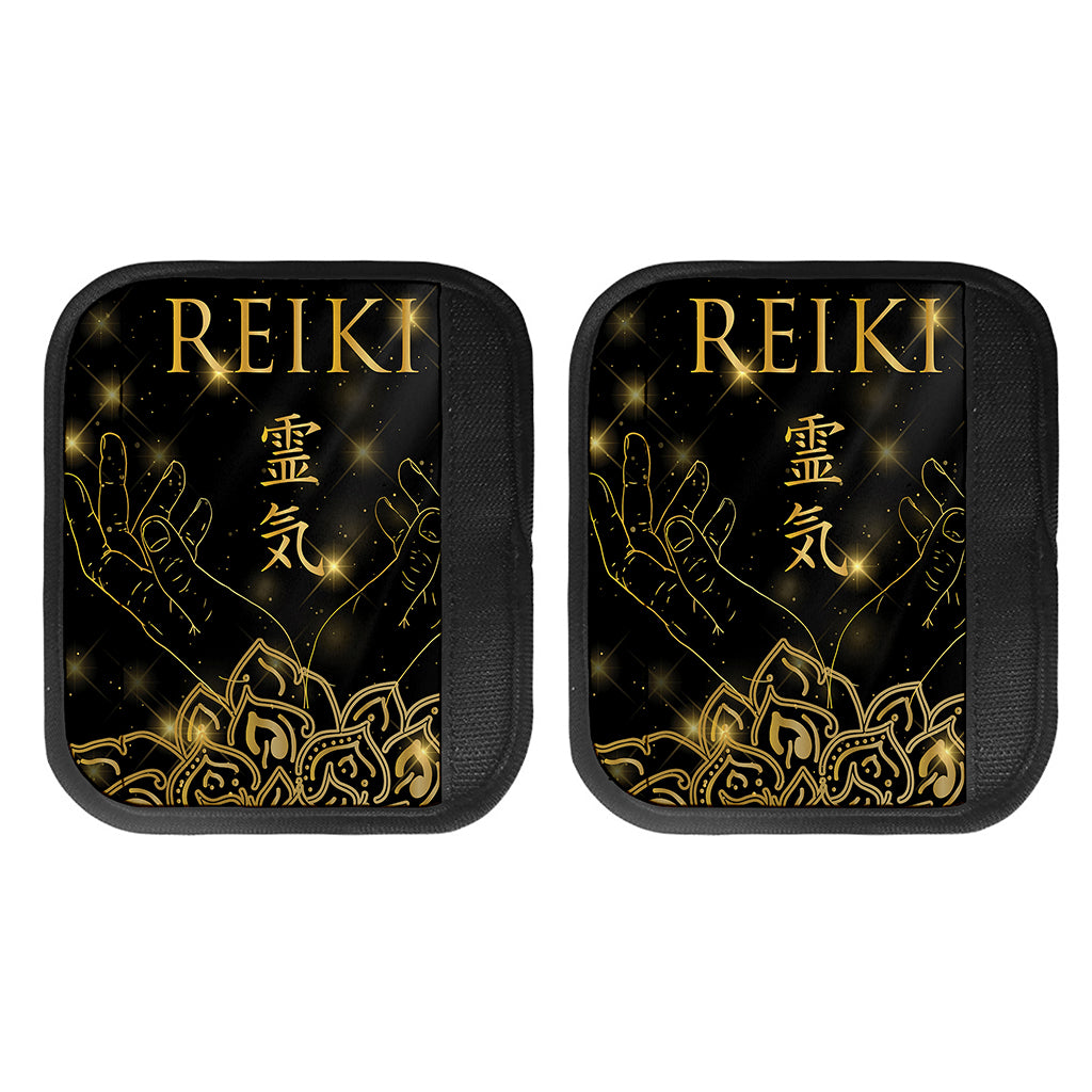 Golden Reiki Print Handle Covers