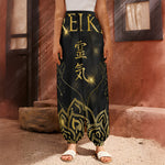 Golden Reiki Print Harem Pants