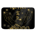 Golden Reiki Print Indoor Door Mat