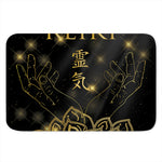 Golden Reiki Print Indoor Door Mat