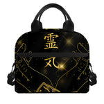 Golden Reiki Print Insulated Lunch Bag