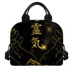 Golden Reiki Print Insulated Lunch Bag