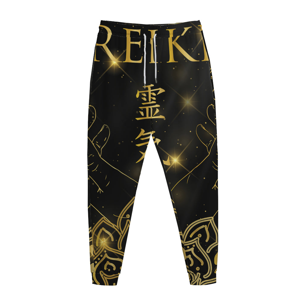 Golden Reiki Print Jogger Pants