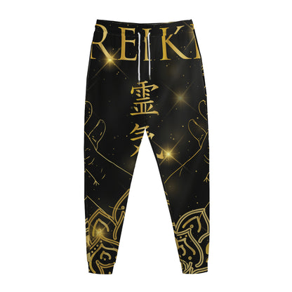 Golden Reiki Print Jogger Pants