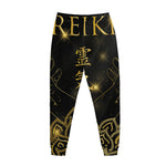 Golden Reiki Print Jogger Pants