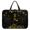 Golden Reiki Print Laptop Sleeve With Handle