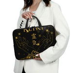 Golden Reiki Print Laptop Sleeve With Handle
