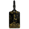 Golden Reiki Print Luggage Tag