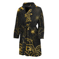 Golden Reiki Print Men's Bathrobe