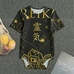 Golden Reiki Print Men's Bodysuit
