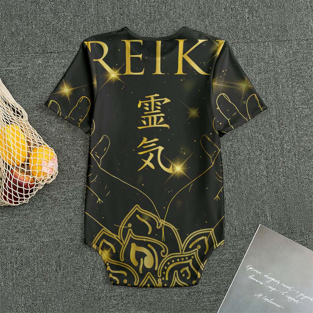 Golden Reiki Print Men's Bodysuit