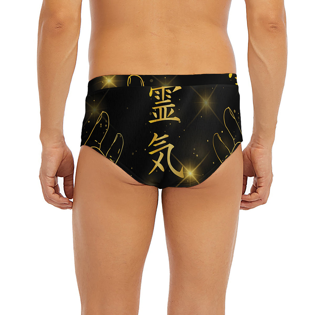 Golden Reiki Print Men's Briefs